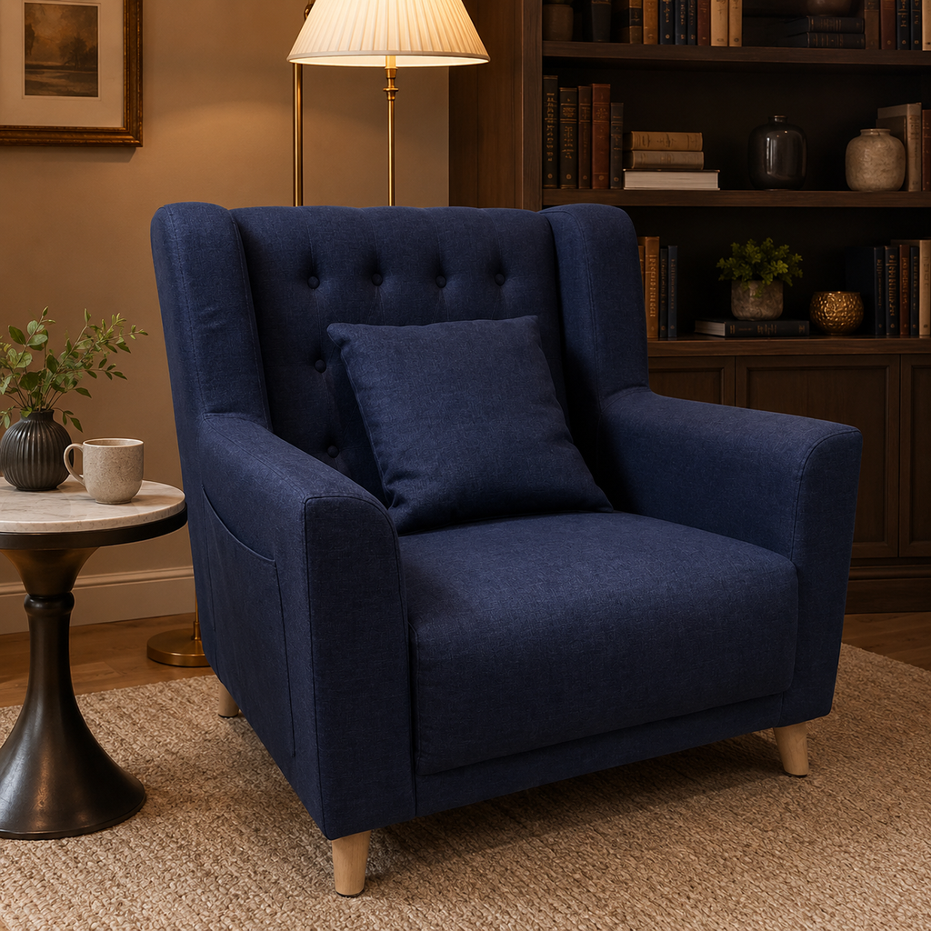 Fauteuil Bleu marine