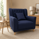 Fauteuil Bleu marine