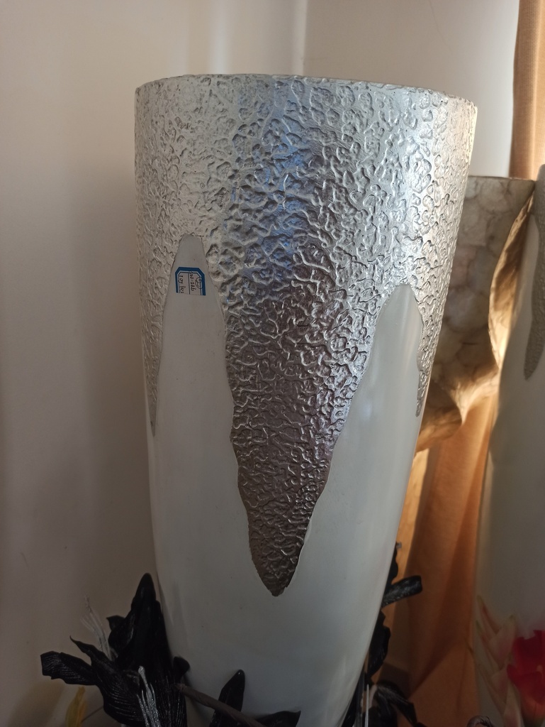 Vase Moyen Argenté