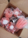 Lustre a fleur orange