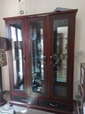 Vaisselier 3 portes Marron