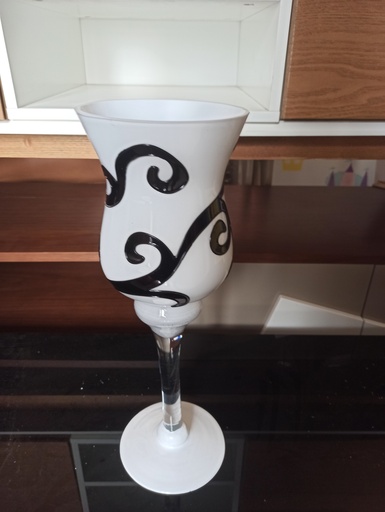 [ALL-0174] Vase Noir et Blanc moyenne