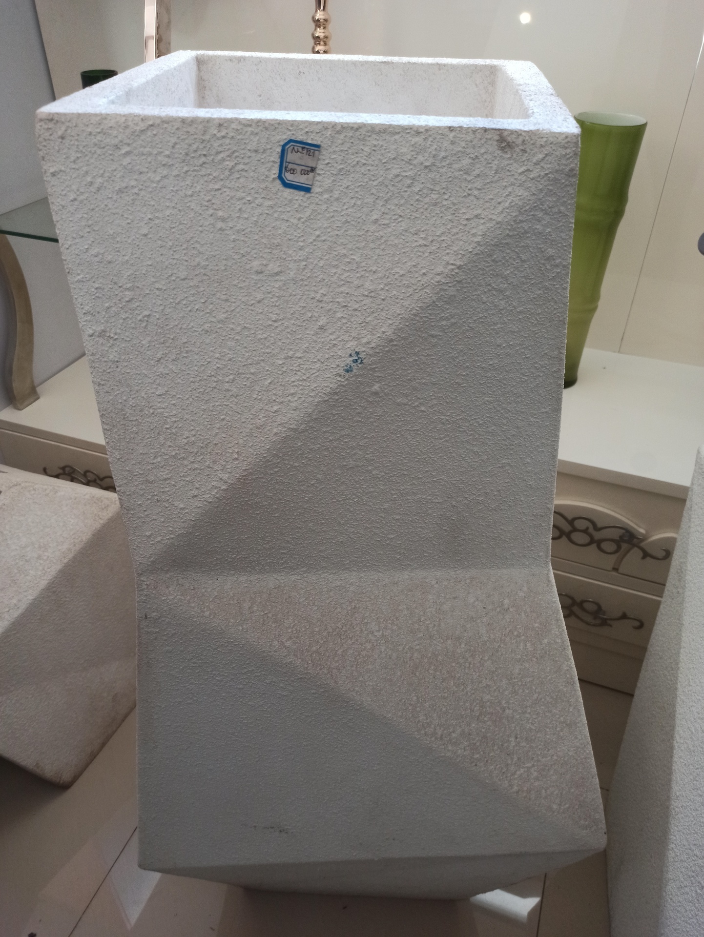 Vase Plastique blanc GM