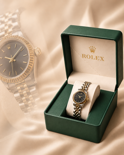 Montre Rolex Bicolore Cadran Noir